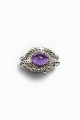 Barnacle Ring Large with Amethyst