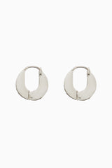 Reeded Huggie Hoops