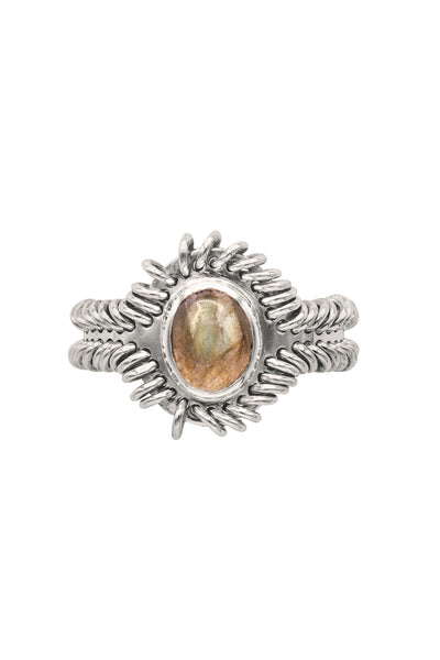 Barnacle Ring Small Labradorite