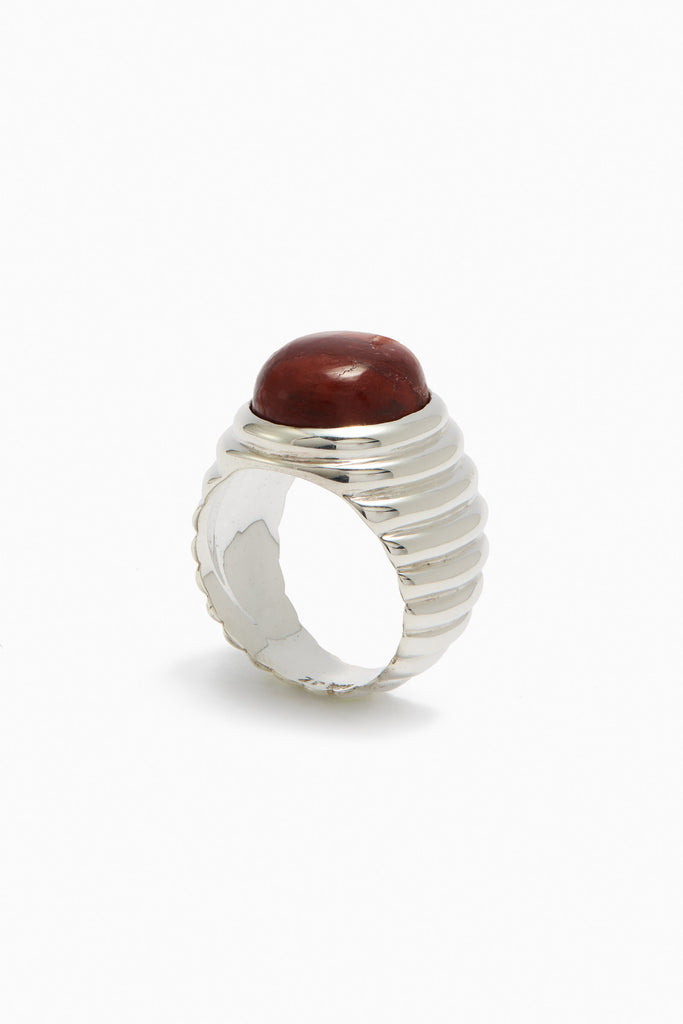 Pupa Ring with Jasper – Zohra Rahman