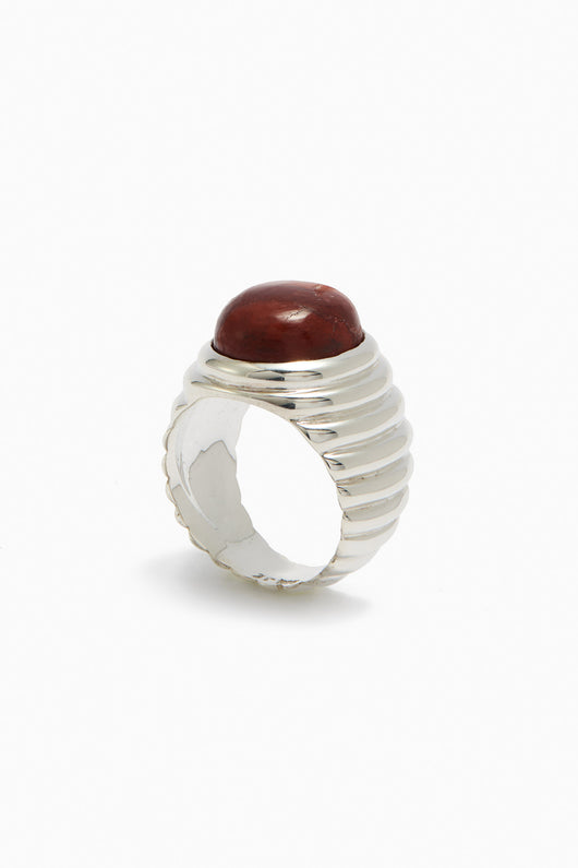 Pupa Ring with Jasper