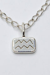 Zodiac Nugget Pendant - with Chain