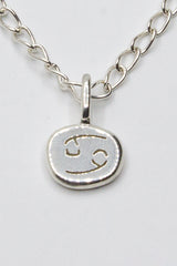Zodiac Nugget Pendant - with Chain