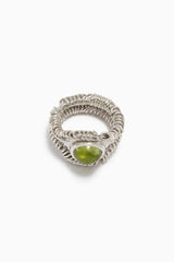 Barnacle Ring Small with Peridot