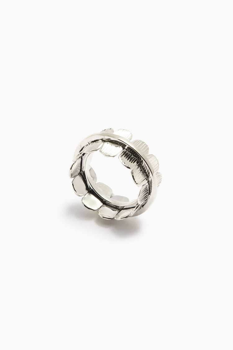Lined Petal Ring