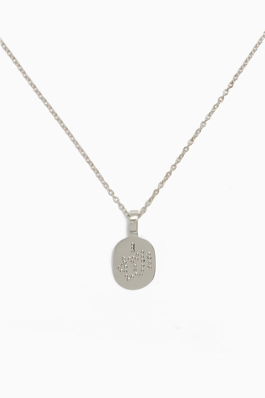 Studded Allah Pendant (Oval)