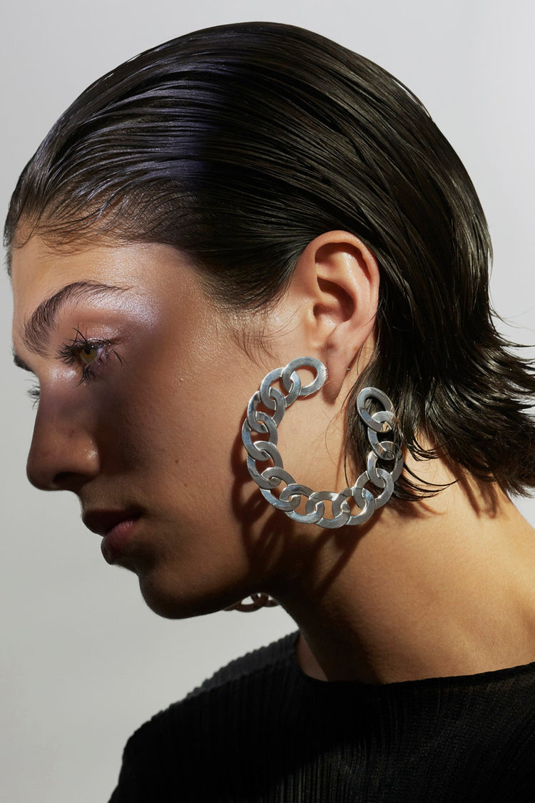 Flat Iron Hoops Large