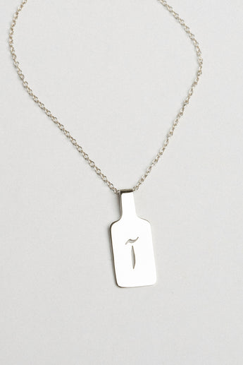 Rectangle Tag Necklace Urdu