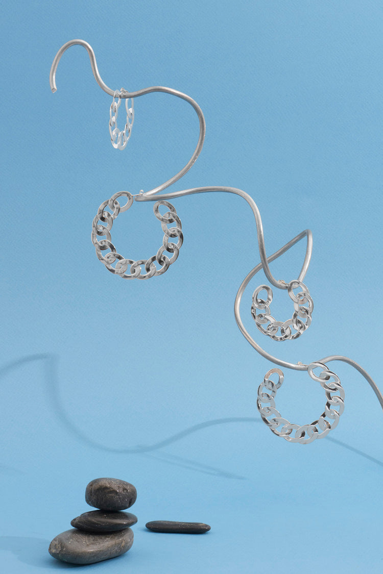 Flat Iron Hoops Small