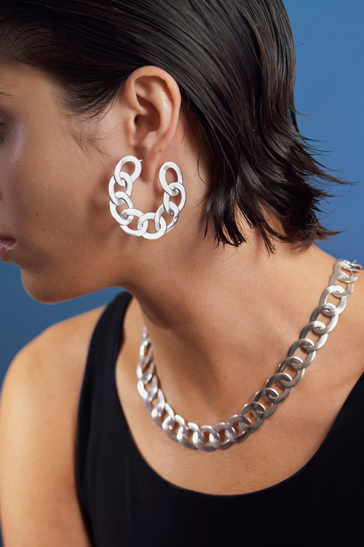 Flat Iron Hoops Small
